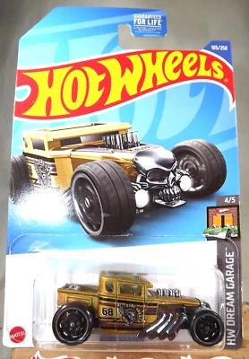 2022 Hot Wheels No105 HW Dream Garage 4/5 ШЕЙКЕР КОСТЕЙ темно-золотистый с черным DD8 Sp - Изображение 1 из 4