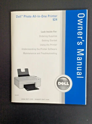 DELL ALL IN ONE PRINTER 924 product guide 86 pages (uj) - Image 1 of 2