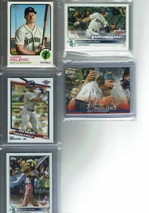 Set squadra 2022 Topps Heritage Baseball Seattle Mariners (16) carte base ++++ - Foto 1 di 3