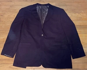 Beautiful Men’s Pierre Loren Classic Fit Navy Suit Jacket 46R - Picture 1 of 6