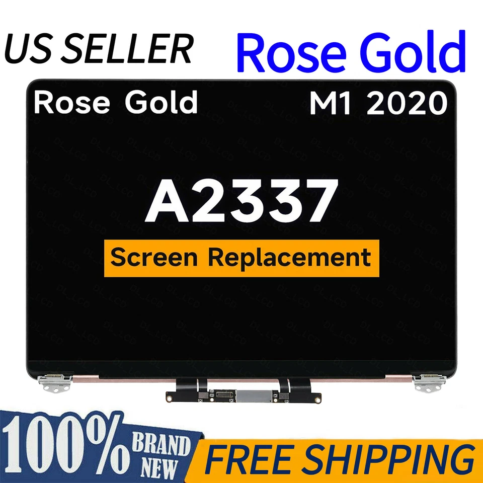 DL_LCD Apple MacBook Air 13" A2337 2020 Retina rose Gold LCD Screen EMC 3598 Panel New