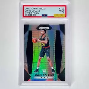 Carta Rookie PSA 9 JOHN COLLINS RC HYPER PRIZM - Foto 1 di 2