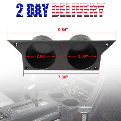 3rd Third Gen Camaro Dual Cup Holder Compatible With 82-92 Chevy Camaro 2-Door Foto 1 de 4