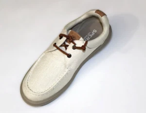 SPERRY CAPTAIN MOC HEMP BONE BOAT SHOES - Picture 1 of 6