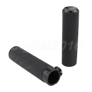 Pair 1" Motorcycle Hand Grips Handlebars for Sportster 883 Road King Dyna 2007 - Picture 1 of 10