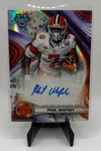 Phil Mafah 2024 Bowman U's Best of 2024 Auto Clemson Dallas Cowboys - Picture 1 of 3