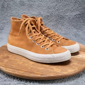 Converse Women’s Chuck Taylor All Star Brown Leather Boots Size 9.5 - Picture 1 of 7