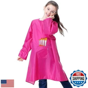 Royar beauty Kids Art Smock, Waterproof Apron with Pocket for Children, Artis - Picture 1 of 5