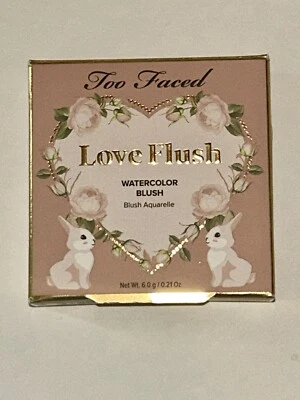 Rubor acuarela Too Faced Love Flush California Love tamaño completo nuevo en caja nuevo 0,21 OZ Foto 1 de 4