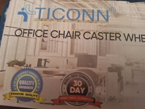 Ticonn 5 Office Chair Caster Wheels - Picture 1 of 4