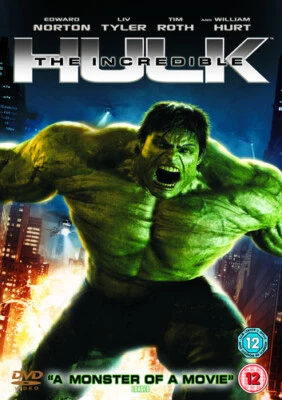 The Incredible Hulk DVD (2008) Edward Norton, Leterrier (DIR) cert 12 - Image 1 of 2