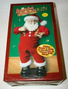 Jingle Bell Rock Santa Claus Dancing Animated 1998 Christmas Bobby Helms - Picture 1 of 3