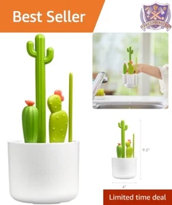 Cacti Bottle Cleaning Brush Set 4 Count Durable Nylon Baby Essentials Drying ... - Picture 1 of 9