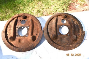 Chevelle Camaro Rear Brake Drum Backing Plates 10 12 bolt 69 chevelle - Picture 1 of 8