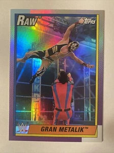 2021 Topps Heritage WWE Rainbow Foil #16 Gran Metalik - Picture 1 of 2