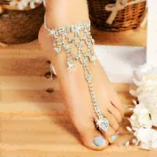 Beach Wedding Foot Anklet Jewelry/Asv Hot Fashion Women Crystal Barefoot Sandals