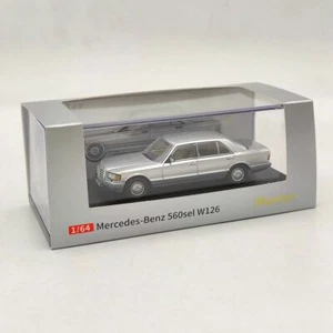 Master 1:64 Mercedes-Benz S560sel W126 Diecast Toys Car Models Gifts Collection - Picture 1 of 12