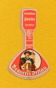 seltenes DDR Bieretikett Brauerei Dessau - Bild 1 von 1