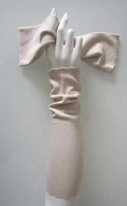 SETENGA Armstulpen WINTERJERSEY butterweich NATUR-CREME Wollallergie? Pulswärmer - Bild 1 von 1