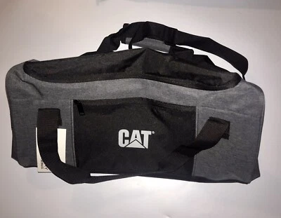 New Ashbury by Spector & Co.  Duffle Travel Tote- Gray With CAT Logo - Image 1 of 4