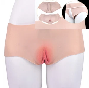Silicone Fake Vagina Panty Hip Shaping Pants for Crossdresser Transgensers - Picture 1 of 10