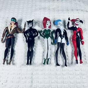 Batman Adventures - Bad Girls Set - Bendable Figures - Set of 5 - Picture 1 of 7