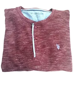 U.S. Polo Assn. Big and Tall Langarm Thermo Henley 2XL - Bild 1 von 6