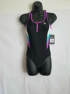 Gerry Girls Swim Beet  and black Size 14  - Picture 1 of 4
