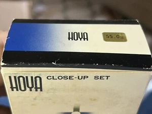 55mm Hoya Close-Up Camera Lens Set w/+1 +2 +4 Case, Box, Instructions. NEW? - Picture 1 of 3