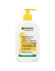 Garnier Skin Active Brightening Vitamin C Cream Cleanser 250ml - Picture 1 of 3