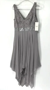 Ever pretty NWT women’s dress size XL Dusty Purple V Neck Midi Dress Sleeveless - Picture 1 of 9