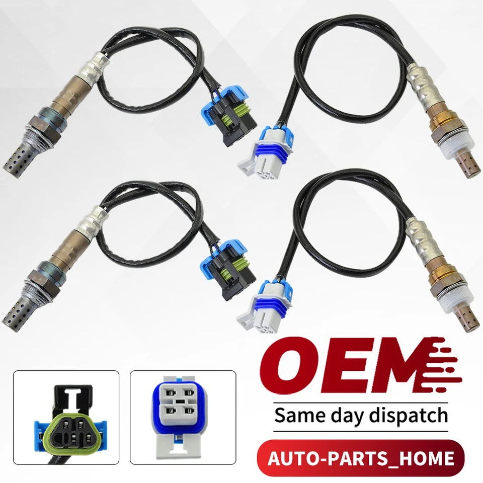 Set (4) O2 Oxygen Sensor For 2003-2007 Chevy Silverado GMC Sierra 2500 3500 6.0L - Image 1 of 4