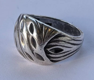 Anillo Hombre Vintage Plata de Ley 925 Talla 7 Peso 7,51 g. Joyería Ucraniana. Foto 1 de 4