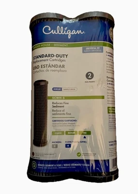 Culligan Whole House Sediment Standard Duty Water Cartridge SCWH-5. (2 Pack New) - Image 1 of 4