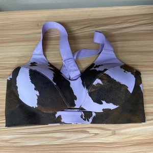 Ivy Park X Adidas Purple Brown Cut Out Bra HG4479 Women’s Size Medium - Picture 1 of 3
