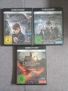 Phantastische Tierwesen 1-3 [4K UHD] + [Blu-ray] NEU/OVP !! - Imagen 1 de 2