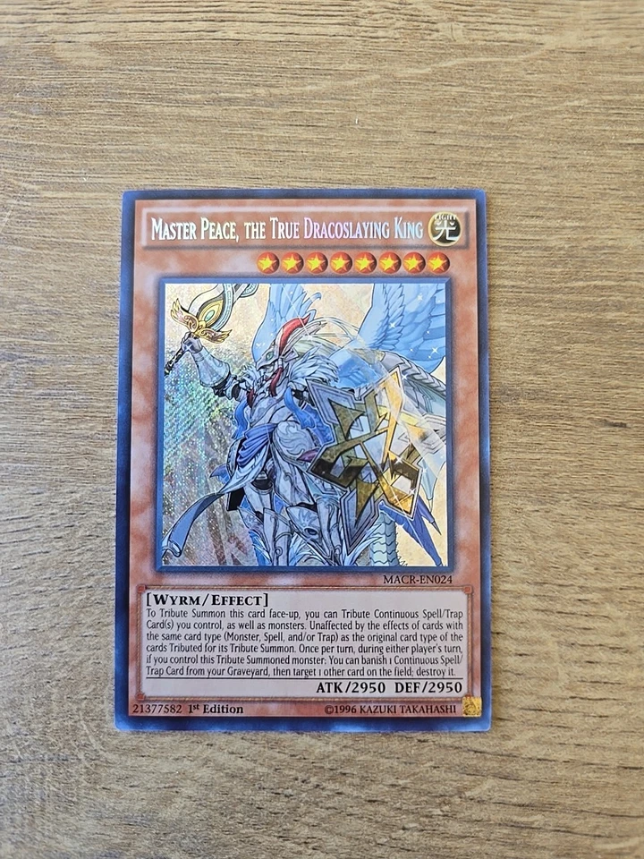 Master Peace, the True Dracoslaying King MACR-EN024 Maximum Crisis 1st Edition - Image 1 of 1