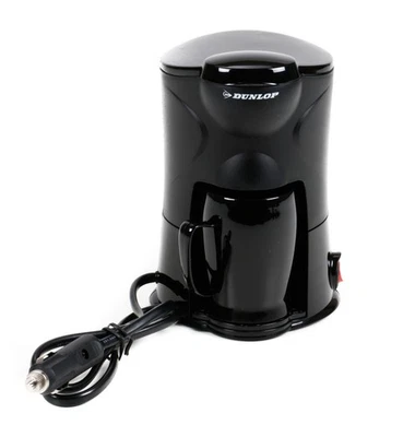 DUNLOP Kaffeemaschine 24V 250W 1 Tasse Becher Filterkaffee Dauerfilter LKW Boot Caravan
