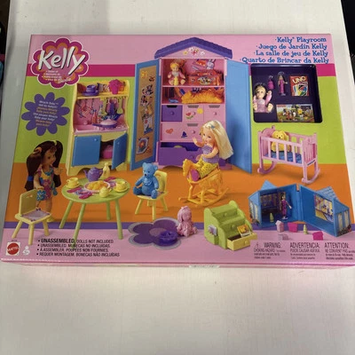 Barbie: Kelly Playroom Playset NUEVO sellado de fábrica en caja 2002 Mattel Foto 1 de 2