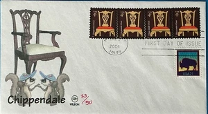 Silla Chippendale 3750 pintada a mano Steve Wilson - Imagen 1 de 1