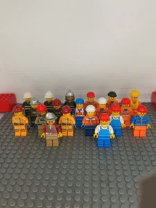 LEGO City Construction Worker Minifigures Bundle Joblot, Genuine Lego! - Picture 1 of 1