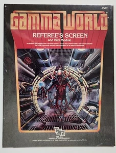 Gamma World Referee's Screen & Mini Module - TSR 6502 (1983) ** NEW SEALED! ** - Picture 1 of 3