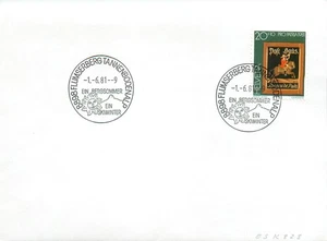 E0059 Switzerland FDC 1981 Pro Patria - Post Signs - Picture 1 of 2