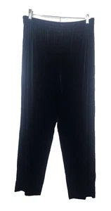 R&M RICHARDS by Karen Kwong elegante schwarze Samthose 16P 16 Petite - Bild 1 von 7