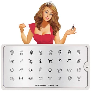 MoYou London Stamping Schablone Princess Collection # 3 - Bild 1 von 3