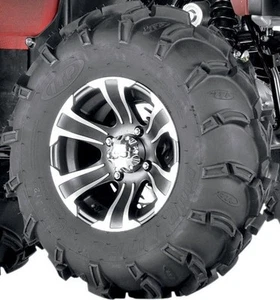 Set of (4) ITP 26-10-12 Mud Lite ATV UTV Tires and wheels ITP SS HD 26x10-12 - Picture 1 of 10