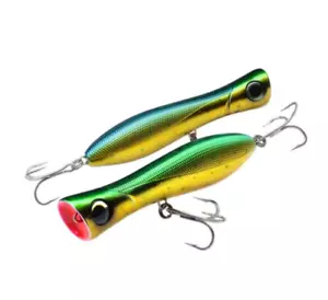 YO-ZURI SASHIMI BULL POPPER 150 (F) 5 7/8" DORADO F989 CCDR - Picture 1 of 3