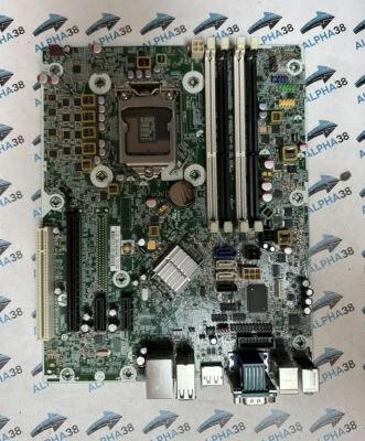 HP 615114-001 4X DDR3 RAM Socket 1155 Micro ATX Carte Mère - Photo 1/2