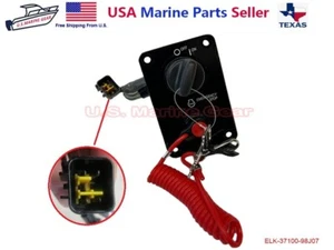 Key Switch Panel Suzuki Outboard DF115 DF140 DF150 DF200 DF250 DF300 DF325 DF350 - Picture 1 of 5