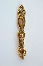 Superb antique solid brass wardrobe handle door pull cabinet handle keyhole GE4